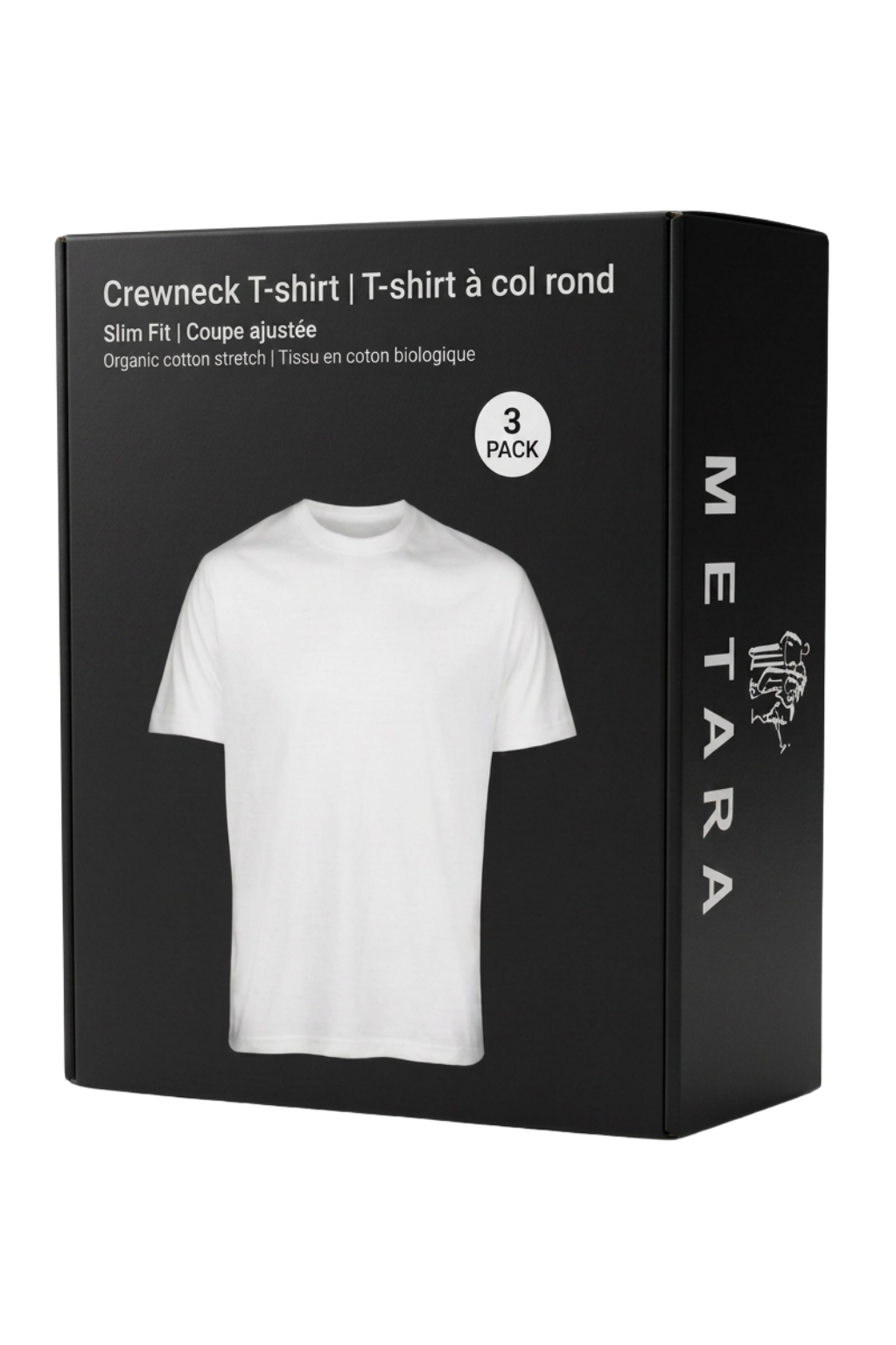 3 Piece Set - OUR "YOU MOVE WE MOVE" (YOUR BODY MOVE - OUR FABRIC MOVE) EXTREMELY COMFORTABLE 4 WAY STRETCH BASIC SLIM FIT ROUND NECK T-SHIRT