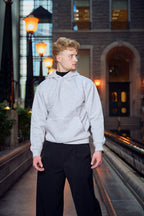 METARA - MEDIUM WEIGHT LONG SLEEVE PULLOVER HOODIE FOR CASUAL WEAR WITH INSIDE SOFT FLEECE BRUSH