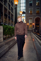 METARA - MEDIUM WEIGHT LONG SLEEVE PULLOVER HOODIE FOR CASUAL WEAR WITH INSIDE SOFT FLEECE BRUSH