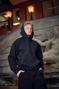 METARA - MEDIUM WEIGHT LONG SLEEVE PULLOVER HOODIE FOR CASUAL WEAR WITH INSIDE SOFT FLEECE BRUSH