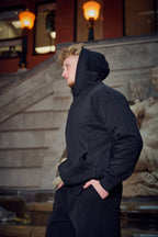 METARA - MEDIUM WEIGHT LONG SLEEVE PULLOVER HOODIE FOR CASUAL WEAR WITH INSIDE SOFT FLEECE BRUSH