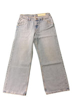 PREMIUM LADIES MID RISE WIDE LEG JEANS IN URBAN-RETRO FITTING