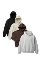 METARA - MEDIUM WEIGHT LONG SLEEVE PULLOVER HOODIE FOR CASUAL WEAR WITH INSIDE SOFT FLEECE BRUSH