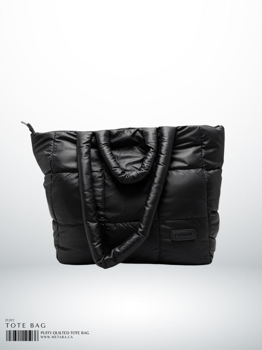 Puffy Quilted Tote Bag