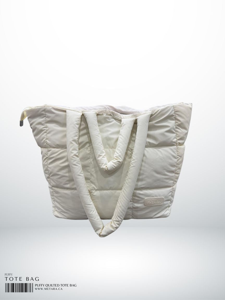 Puffy Quilted Tote Bag