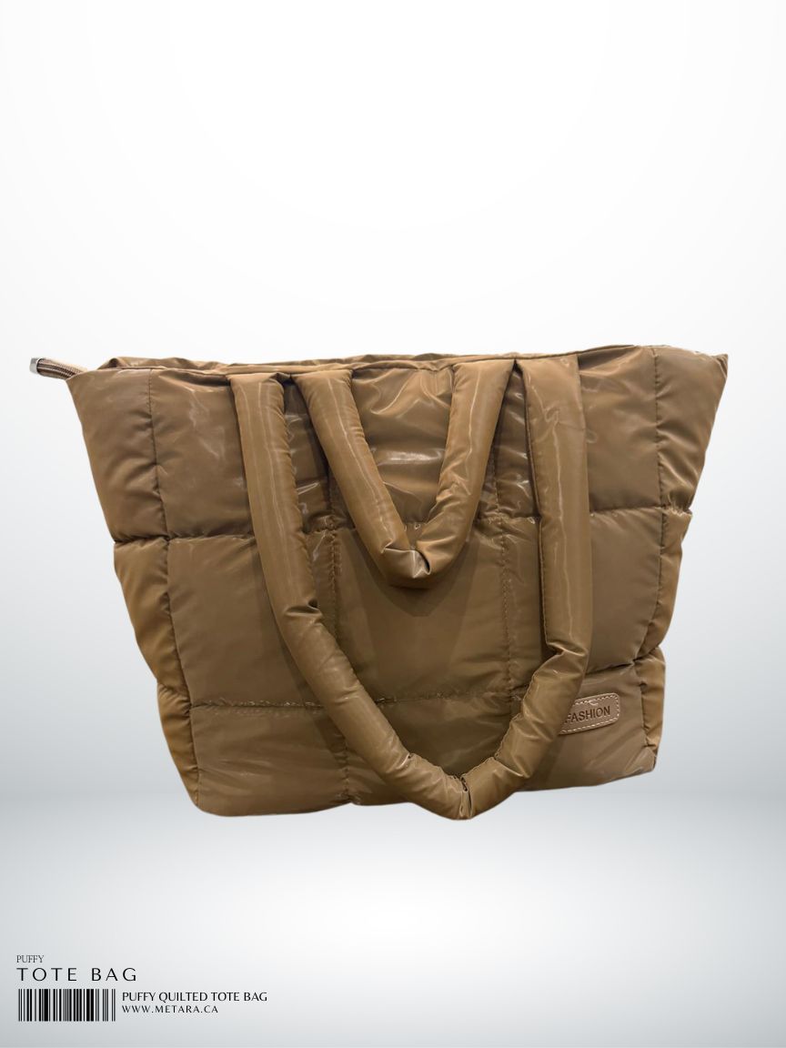 Puffy Quilted Tote Bag