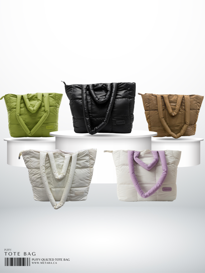 Puffy Quilted Tote Bag