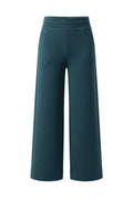 LADIES CROPPED FLARE LEG PANTS WHERE RELAXED FITTING COMES WITH CUSTOM FITTED OUTLOOK