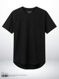 SLIM FIT BASIC TEE WITH A CHEST POCKET