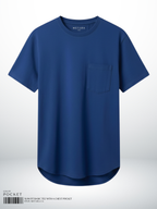 SLIM FIT BASIC TEE WITH A CHEST POCKET