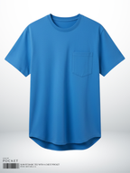 SLIM FIT BASIC TEE WITH A CHEST POCKET